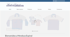 Desktop Screenshot of mendozaespinal.com